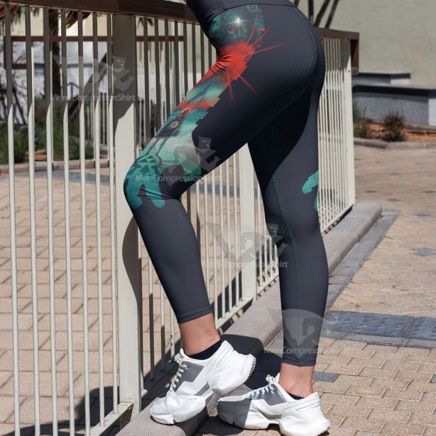 Zelda Tearsofkingdom Lllustration Poster Women Compression Legging