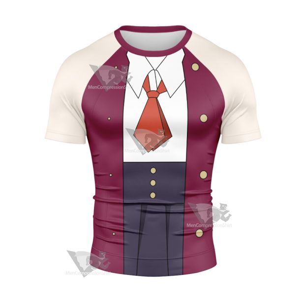 Zombieland Saga Saki Nikaido Short Sleeve Compression Shirt